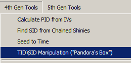 Pandora's Box tab
